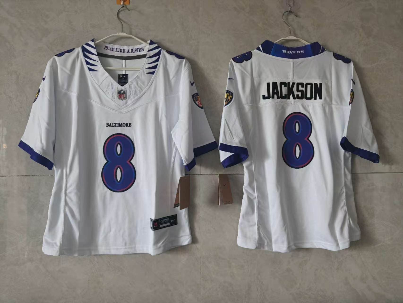 Men's Baltimore Ravens 2026 Vapor Limited Jersey - All Stitched    L amar Jackson  8