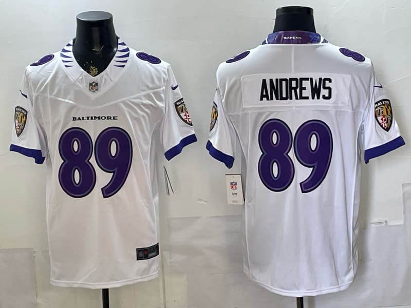 Men's Baltimore Ravens 2026 Vapor Limited Jersey - All Stitched  andrews 89