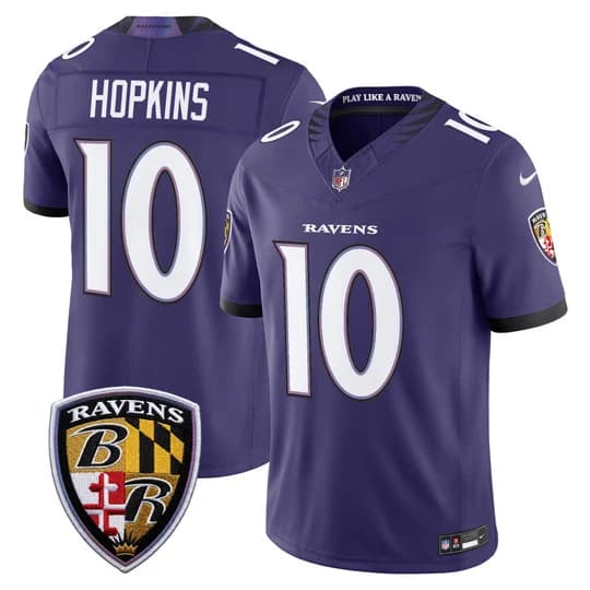 Men's Baltimore Ravens 2026 Vapor Limited Jersey - All Stitched DeAndre Hopkins