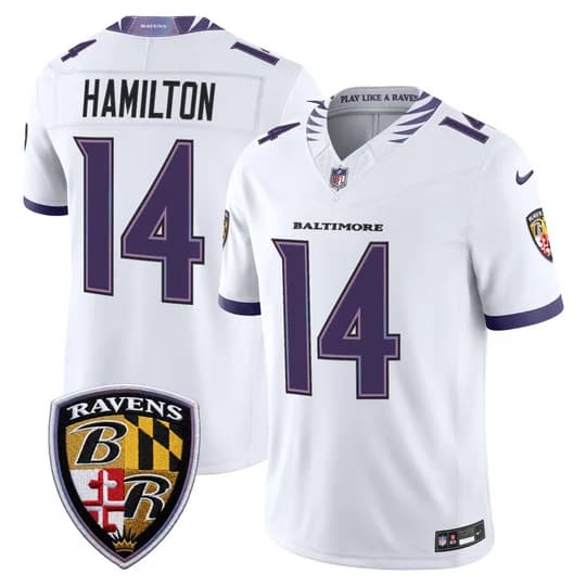 Men's Baltimore Ravens 2026 Vapor Limited Jersey - All Stitched Kyle Hamilton14