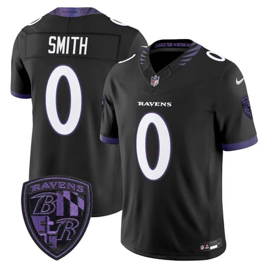 Men's Baltimore Ravens 2026 Vapor Limited Jersey - All Stitched Roquan Smith 0