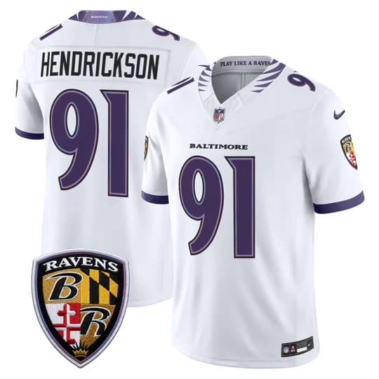 Men's Baltimore Ravens 2026 Vapor Limited Jersey - All Stitched Trey Hendrickson91