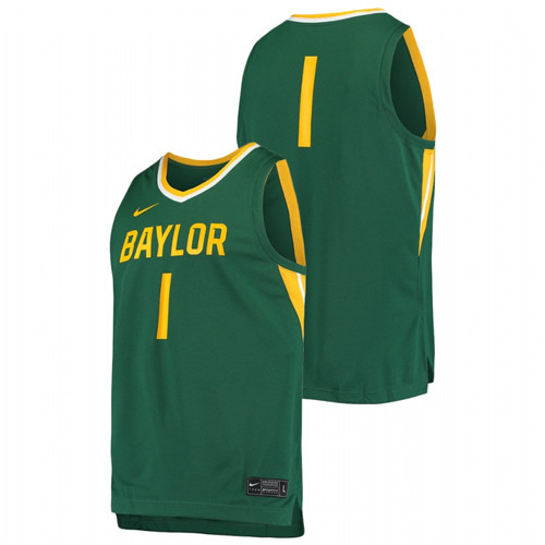 Men's Baylor Bears Basketball Jersey Green