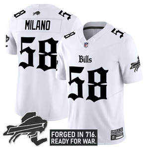 Men's Bills New York Patch Vapor Limited Jersey - All Stitched  Milano58