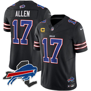 Men's Bills New York Patch Vapor Limited Jersey - All Stitched Josh Allen # 17