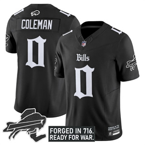 Men's Bills New York Patch Vapor Limited Jersey - All Stitched Keon Coleman     0