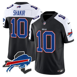 Men's Bills New York Patch Vapor Limited Jersey - All Stitched Khalil Shakir