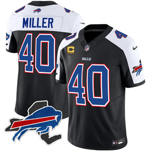 Men's Bills New York Patch Vapor Limited Jersey - All Stitched Von Miller