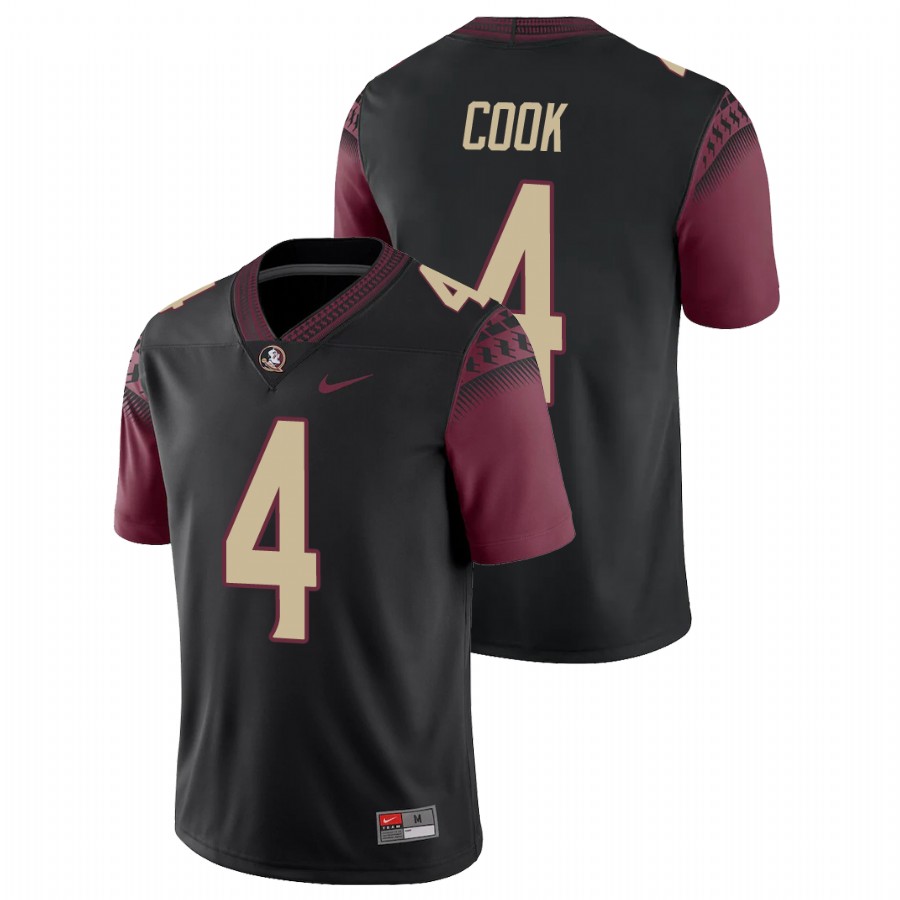 Men's Black Florida State Seminoles Dalvin Cook College Football Alternate Game Jersey