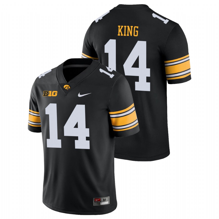 Men's Black Iowa Hawkeyes Desmond King Game College Football Jersey