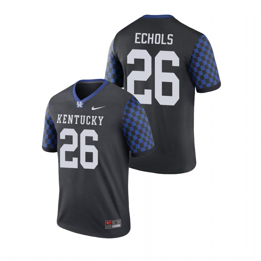 Men's Black Kentucky Wildcats Brandin Echols Legend Football Performance Jersey
