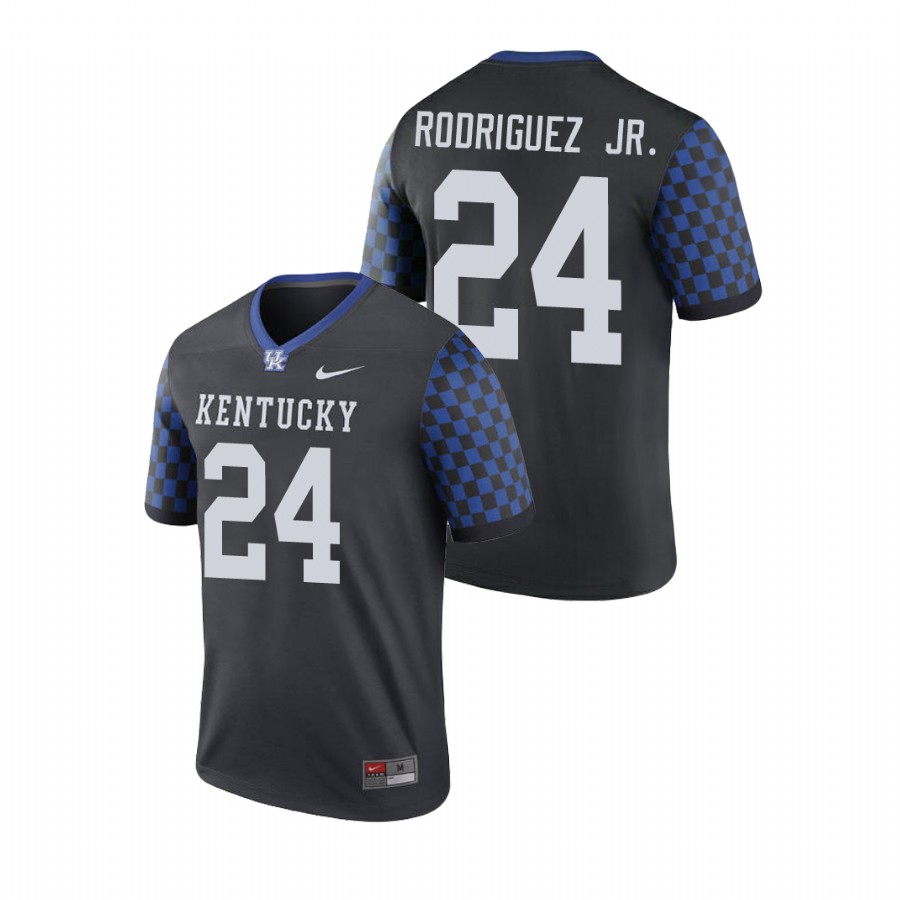 Men's Black Kentucky Wildcats Chris Rodriguez Jr. Legend Football Performance Jersey