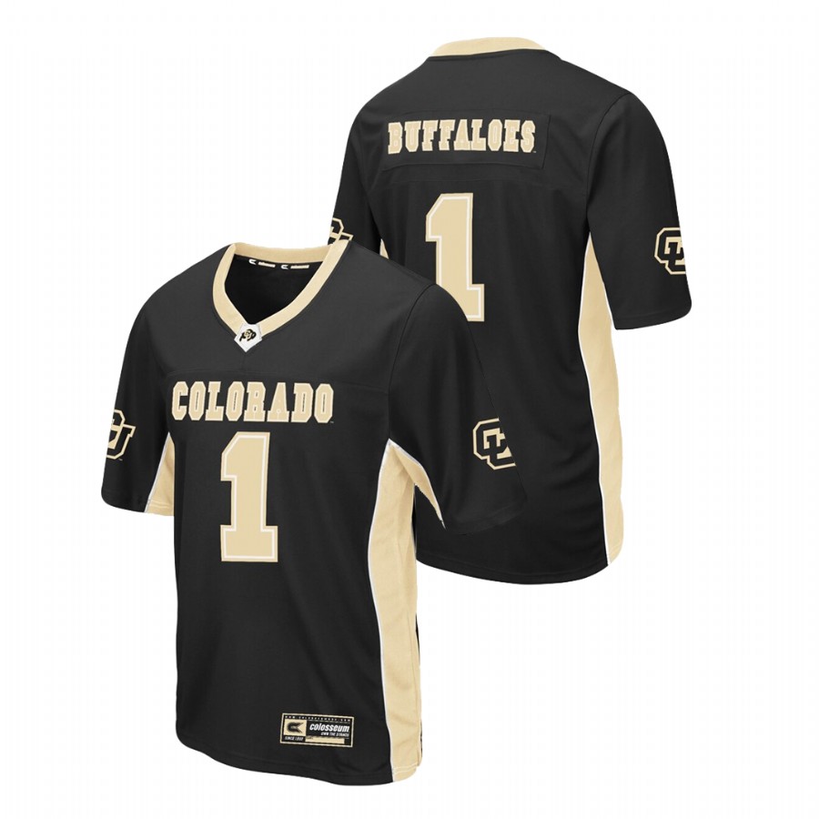 Men's Black Max Power Colorado Buffaloes Football Jersey