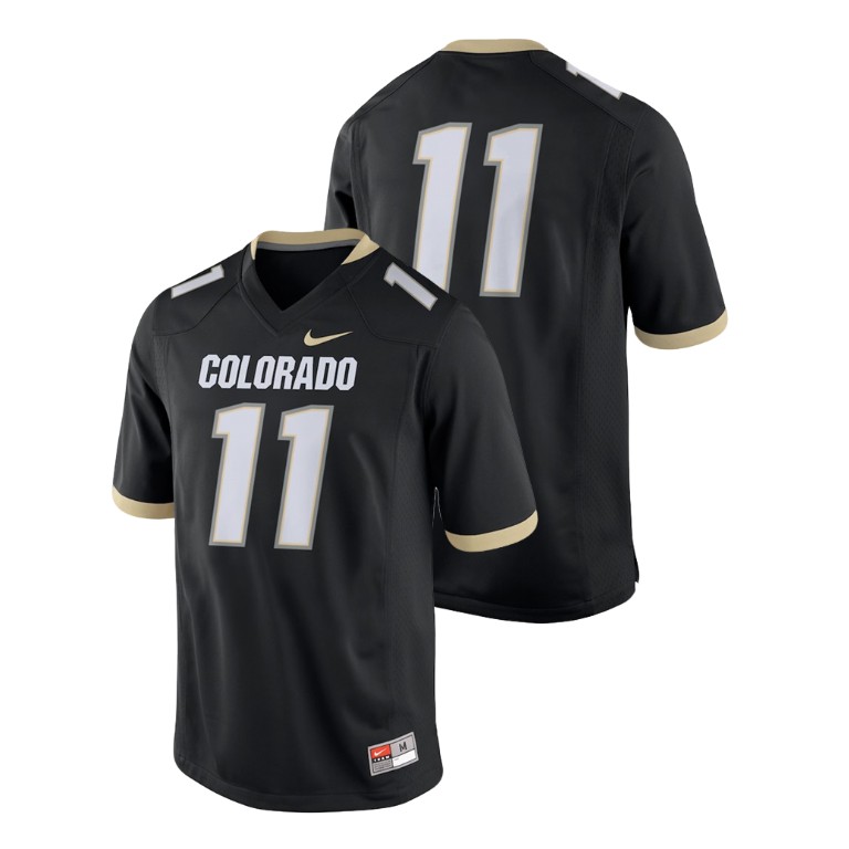 Men's Black Nike College Football Colorado Buffaloes 2018 Game Jersey