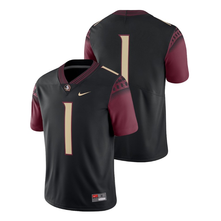 Men's Black Nike College Football Florida State Seminoles 2018 Game Jersey