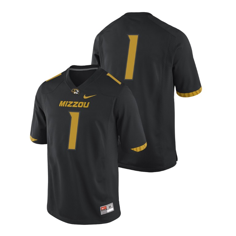 Men's Black Nike College Football Missouri Tigers 2018 Game Jersey