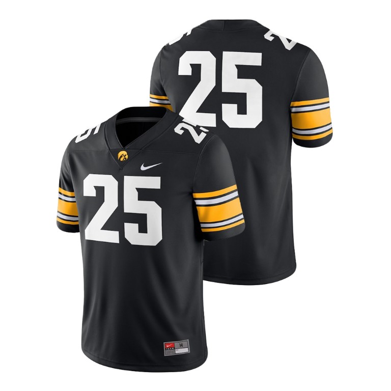 Men's Black Nike Jayden McDonald College Football Iowa Hawkeyes 2018 Game Jersey
