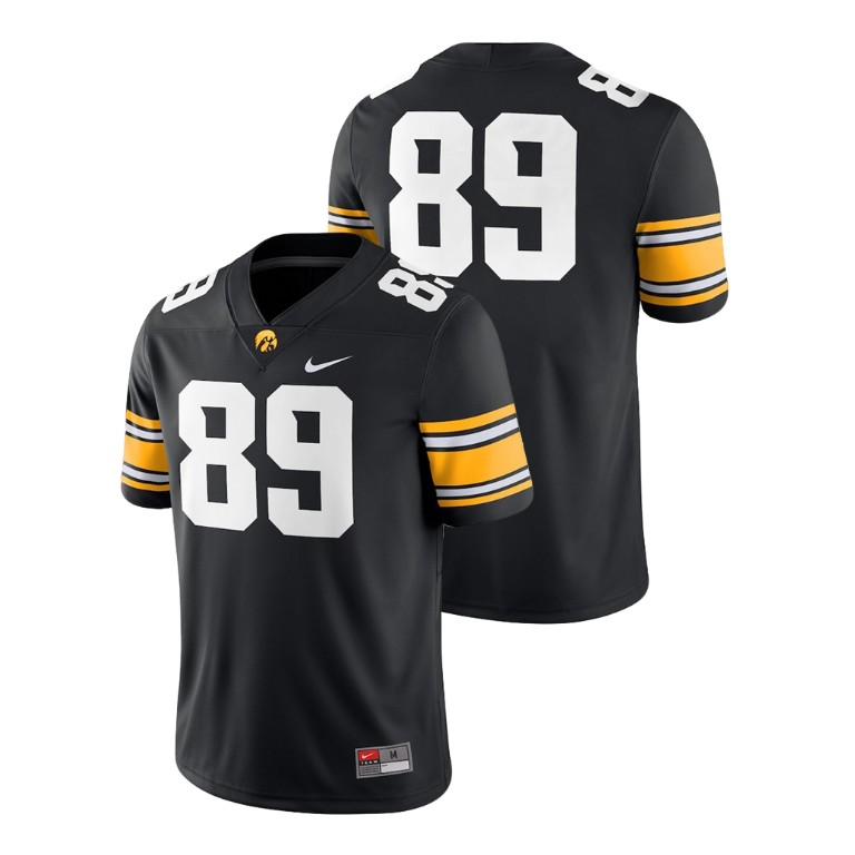 Men's Black Nike Nico Ragaini College Football Iowa Hawkeyes 2018 Game Jersey