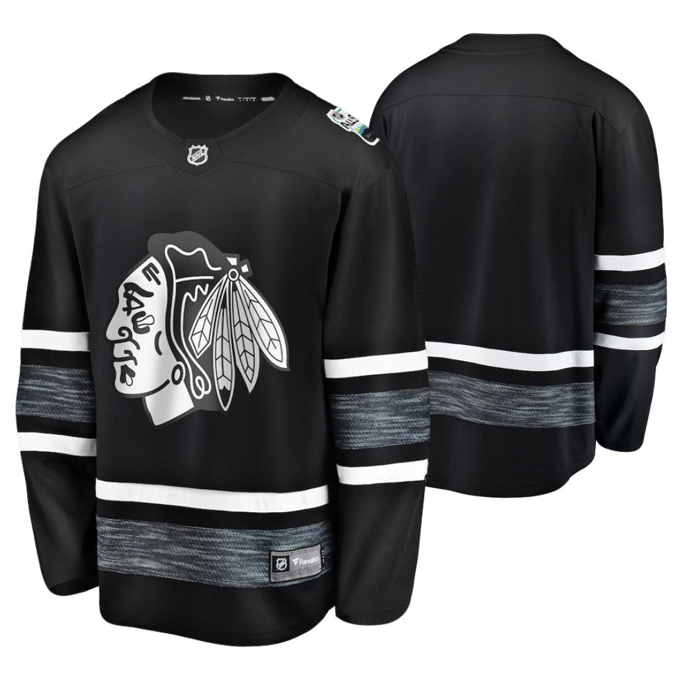 Men's Blackhawks Black 2019 NHL All-Star Jersey