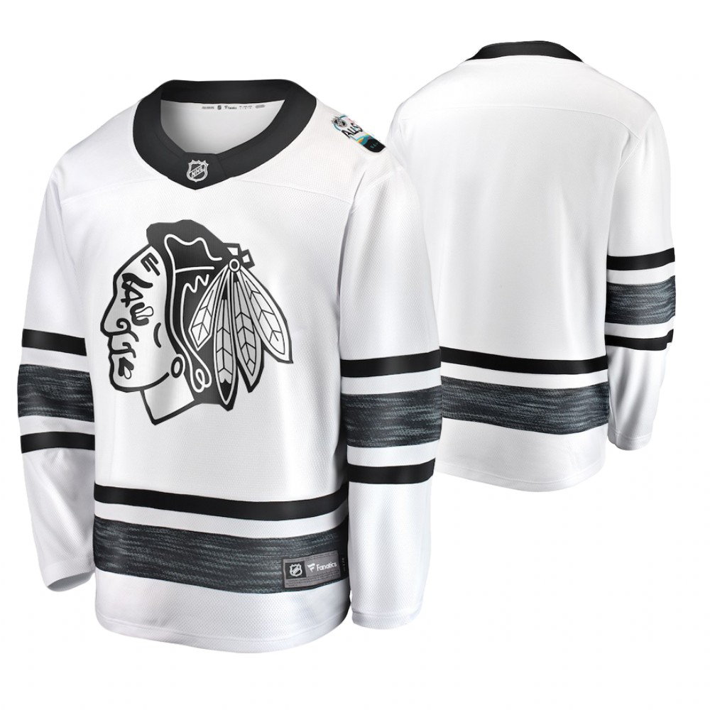 Men's Blackhawks White 2019 NHL All-Star Jersey