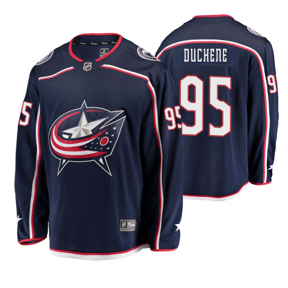 Men's Blue Jackets Matt Duchene 2019 Stanley Cup Playoffs Game 3 Jersey