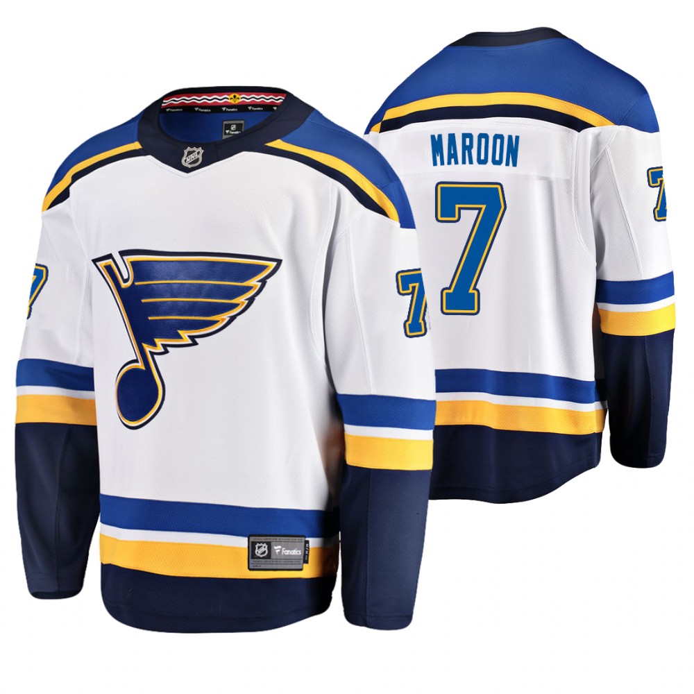 Men's Blues Patrick Maroon 2019 Stanley Cup Playoffs Game 3 Jersey