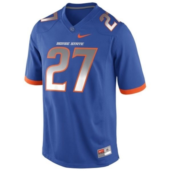 Men's Boise State Broncos #27 Jay Ajayi Blue Football Jersey