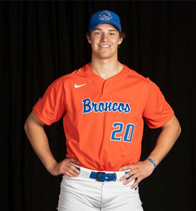 Men's Boise State Broncos Custom 2020 Nike Orange College Baseball Jersey