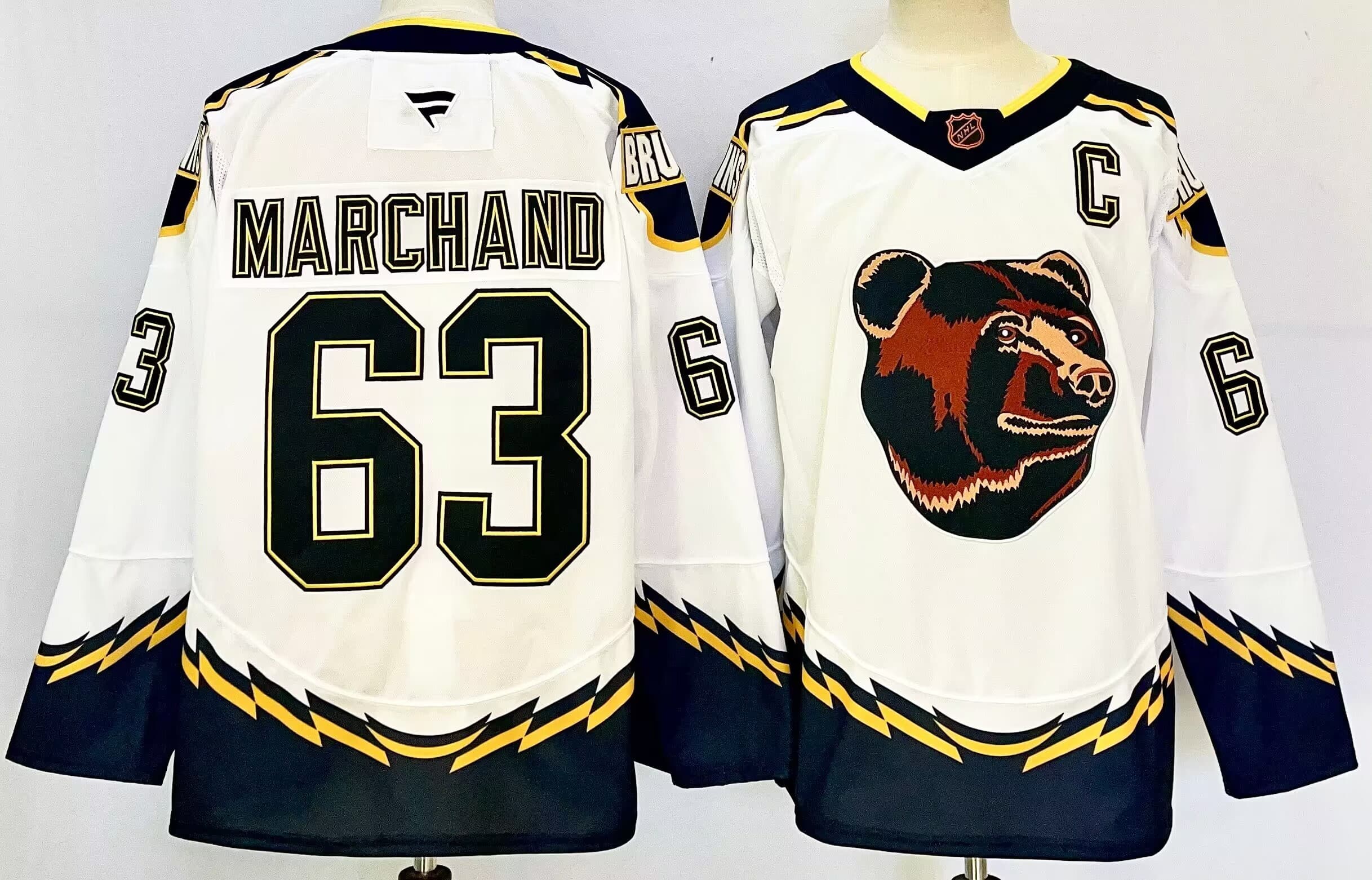 Men's Boston Bruins #63 Brad Marchand Fanatics