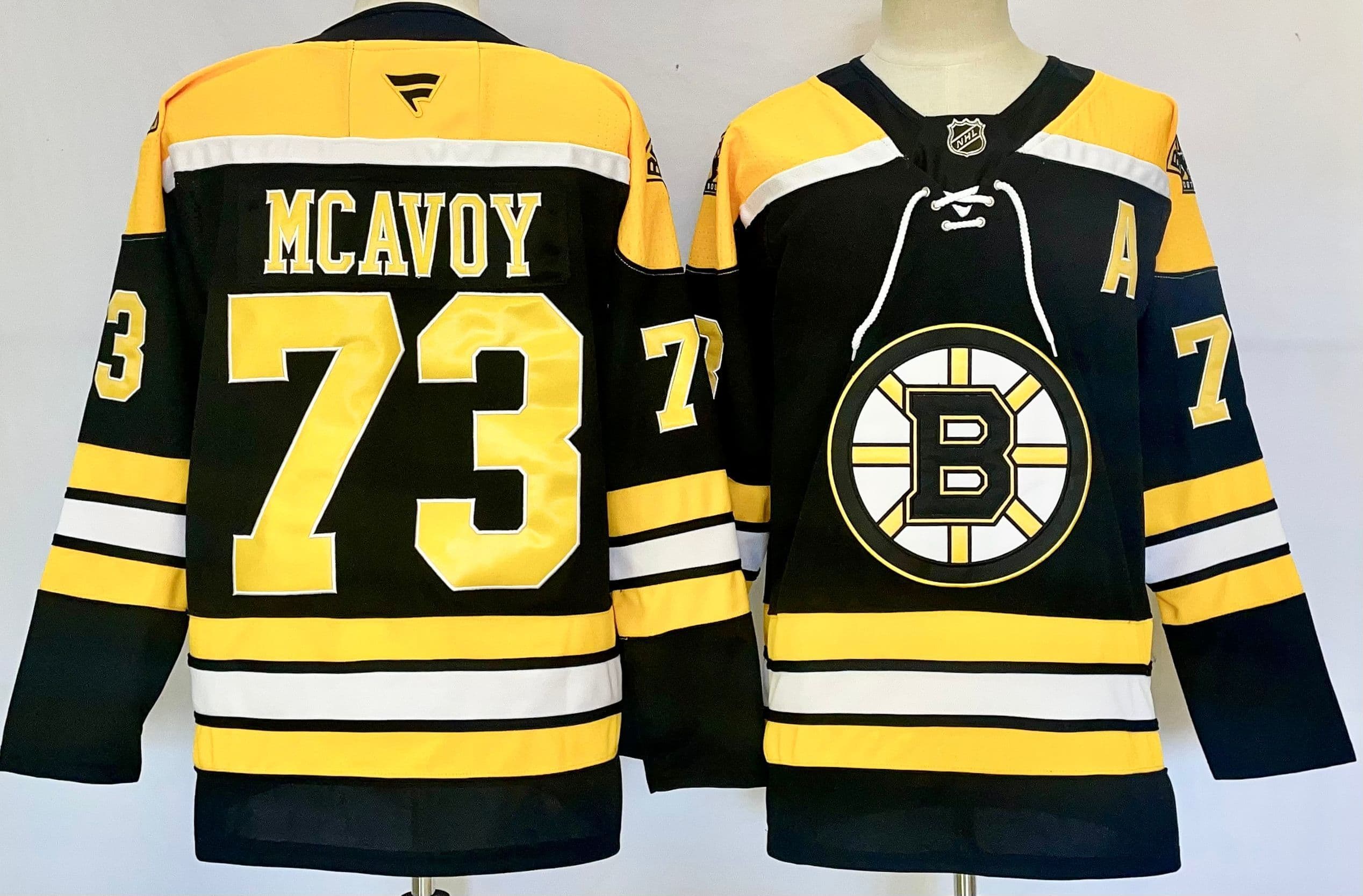 Men's Boston Bruins #73 Charlie  McAvoy  Fanatics