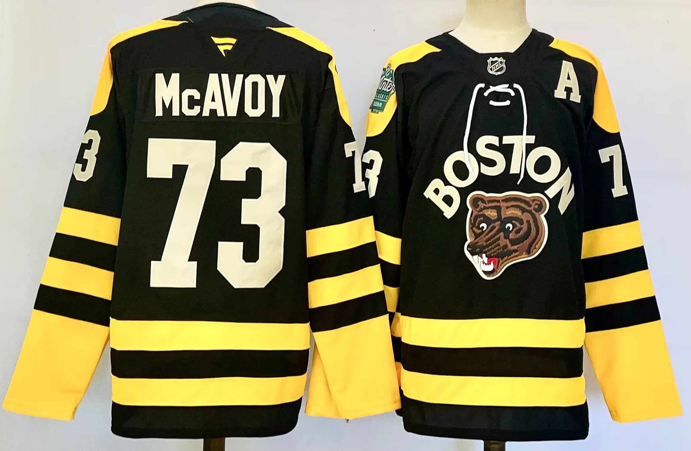 Men's Boston Bruins #73 Charlie McAvoy Fanatics