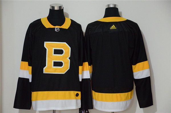 Men's Boston Bruins Blank adidas Third Black Retro1948 Stitched Jersey