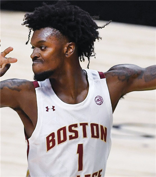 Men's Boston College Eagles #1 C. J. Felder 2020 White Under Armour Basketball Jersey