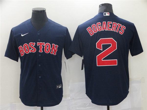 Men's Boston Red Sox #2 Xander Bogaerts Nike Navy Home Cool Base Jerseys