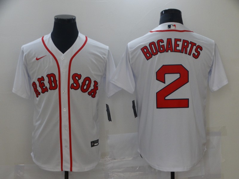 Men's Boston Red Sox #2 Xander Bogaerts Nike White Home Cool Base Jerseys