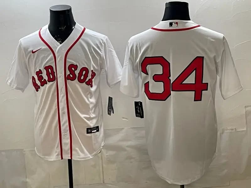 Men's Boston Red Sox #34 David Ortiz  Stitched Baseball Jersey