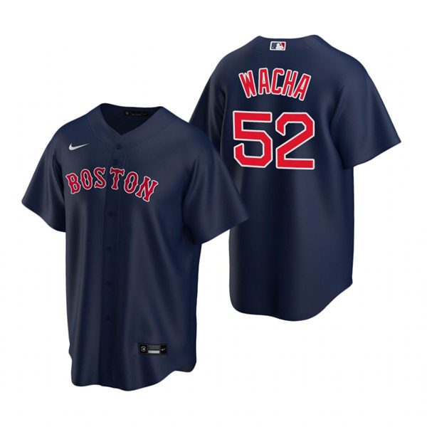 Men's Boston Red Sox #52 Michael Wacha Nike Navy Alternate CoolBase Jersey
