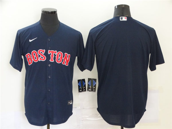 Men's Boston Red Sox Blank Nike Navy Home Cool Base Team Jerseys