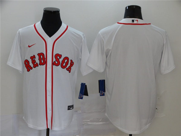 Men's Boston Red Sox Blank Nike White Home Cool Base Team Jerseys