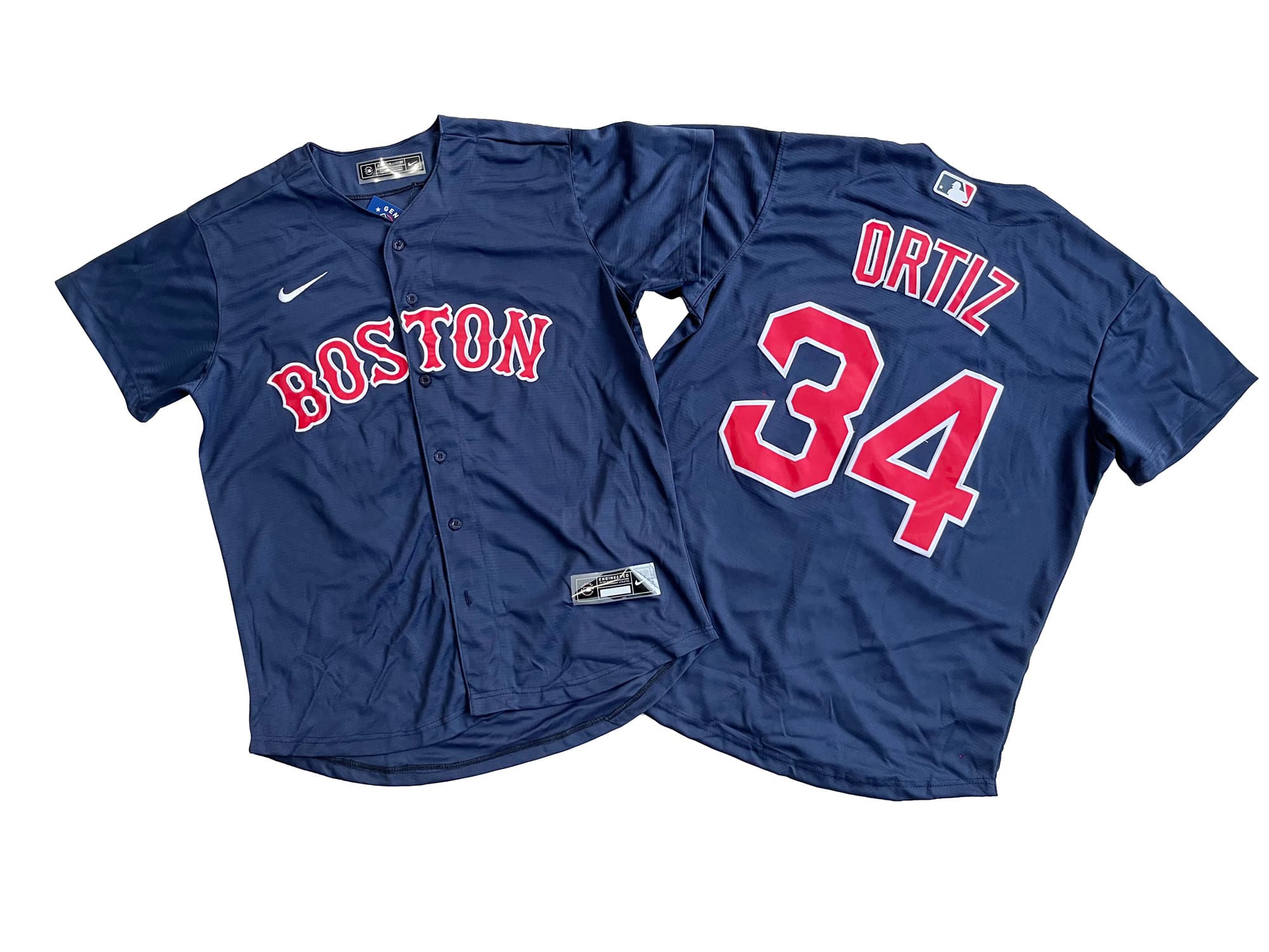 Men's Boston Red Sox David Ortiz Nike Navy Alternate Replica Player Jersey