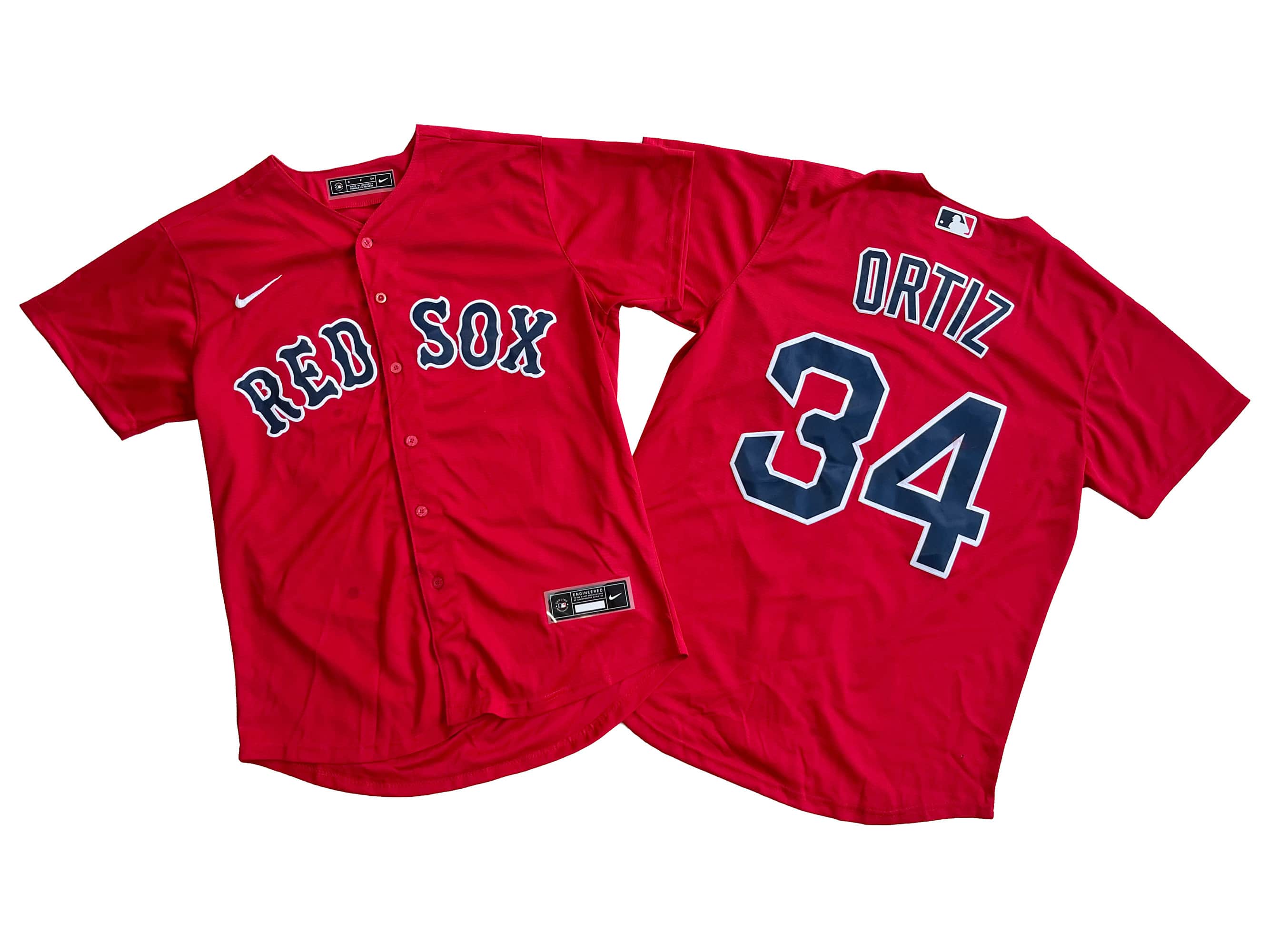 Men's Boston Red Sox David Ortiz Nike Red Alternate Replica Player Jersey