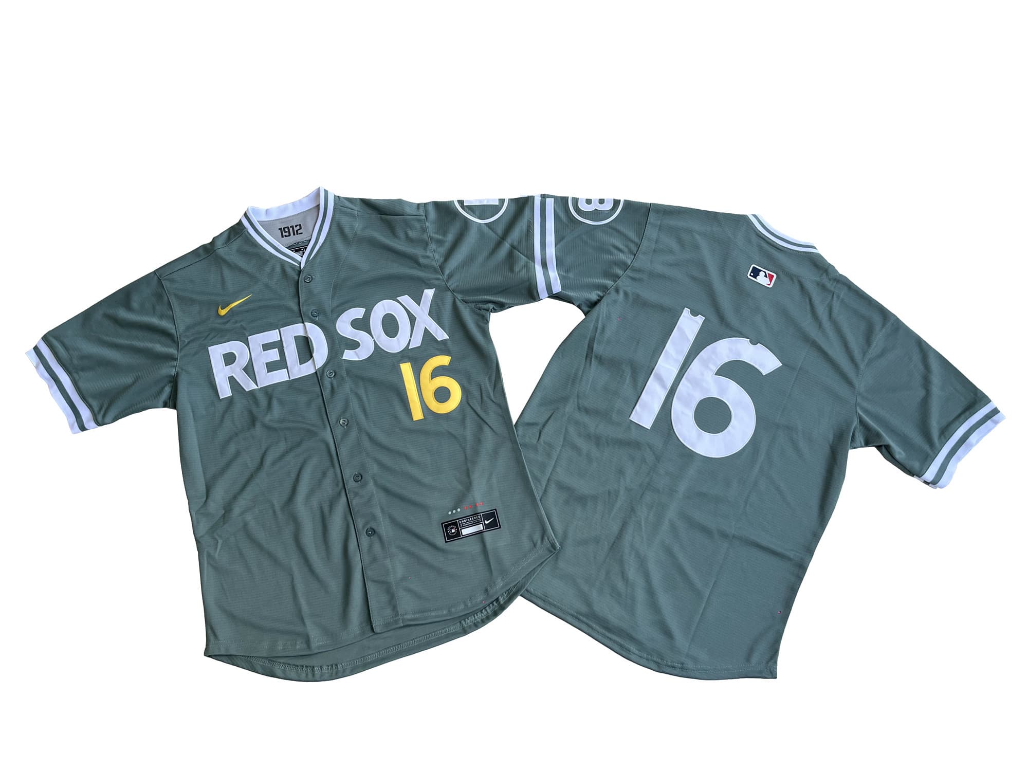 Men's Boston Red Sox Jarren Duran Nike Green 2025 City Connect Limited Player Jersey