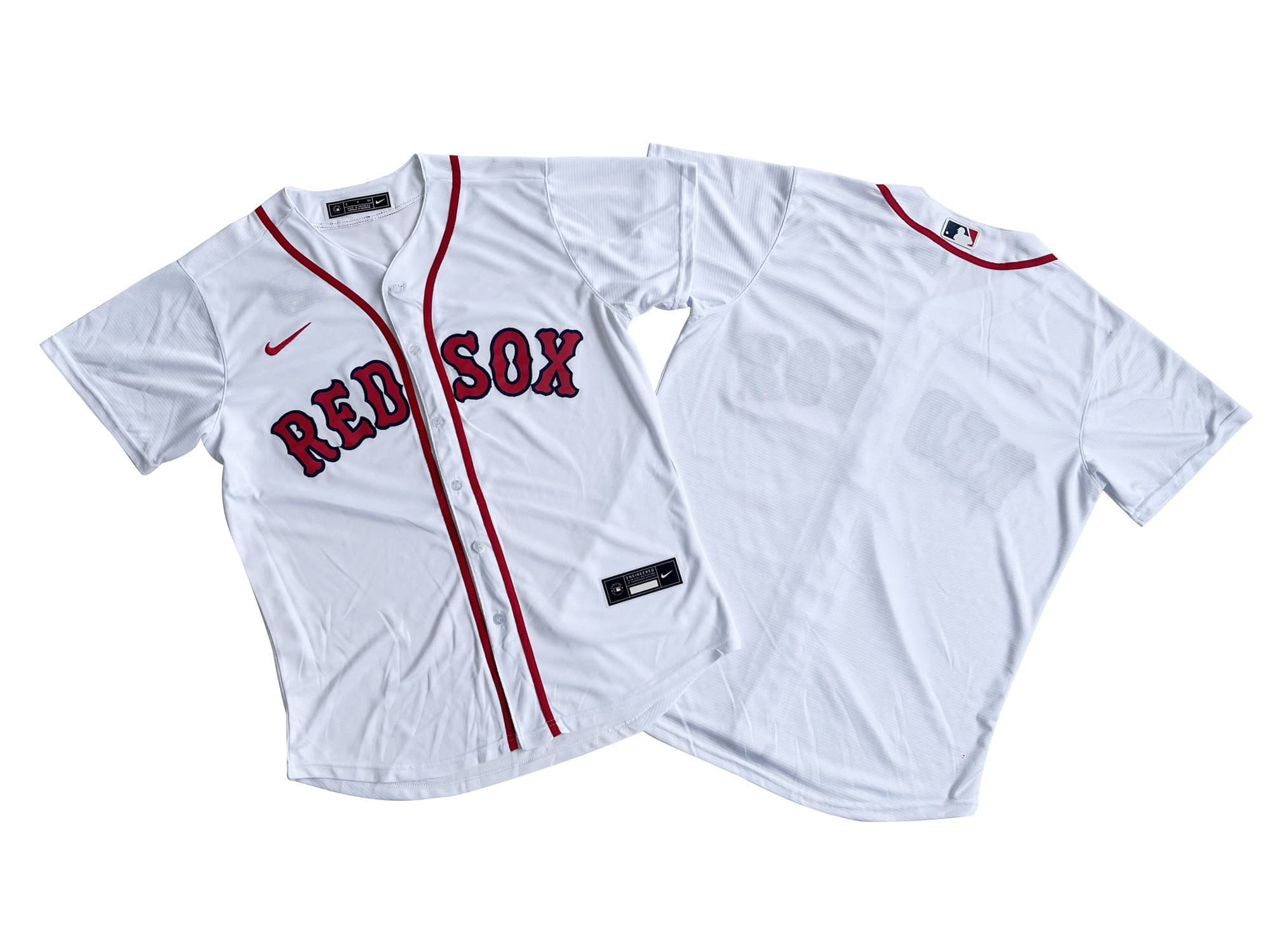 Men's Boston Red Sox Nike White Home Replica Team Jersey
