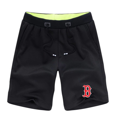 Men's Boston Red Sox Team Logo Black Baseball Shorts