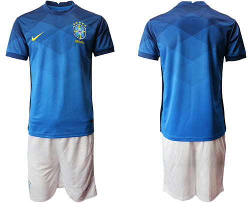 Men's Brazil Blank Away Jersey