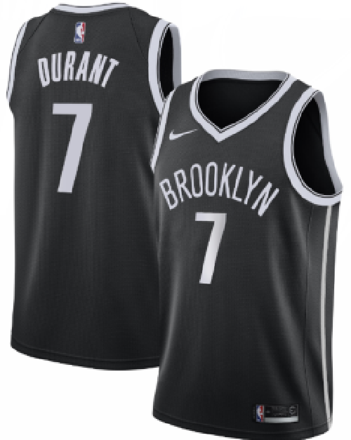 Men's Brooklyn Nets #7 Kevin Durant Nike Swingman Jersey