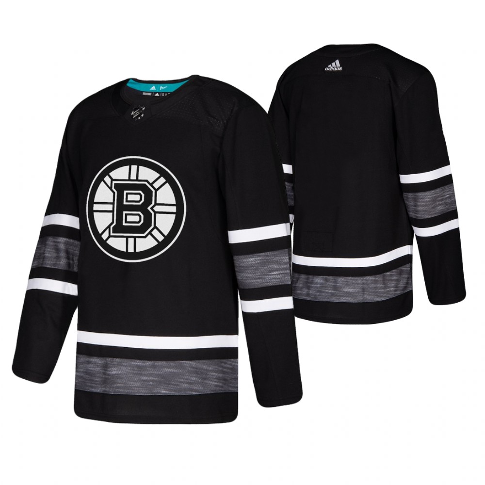 Men's Bruins # Blank Black 2019 NHL All-Star Jersey