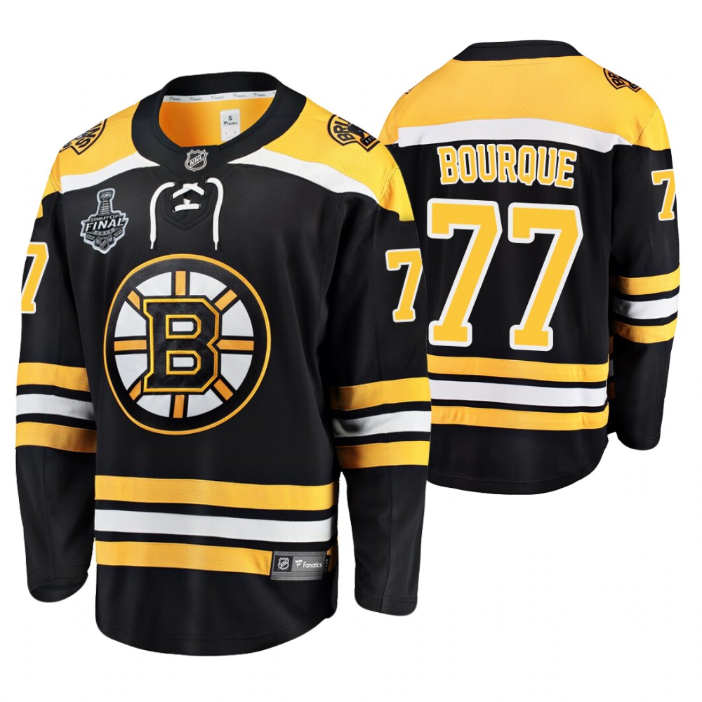 Men's Bruins #77 Ray Bourque Stanley Cup Final Retired Player Jersey