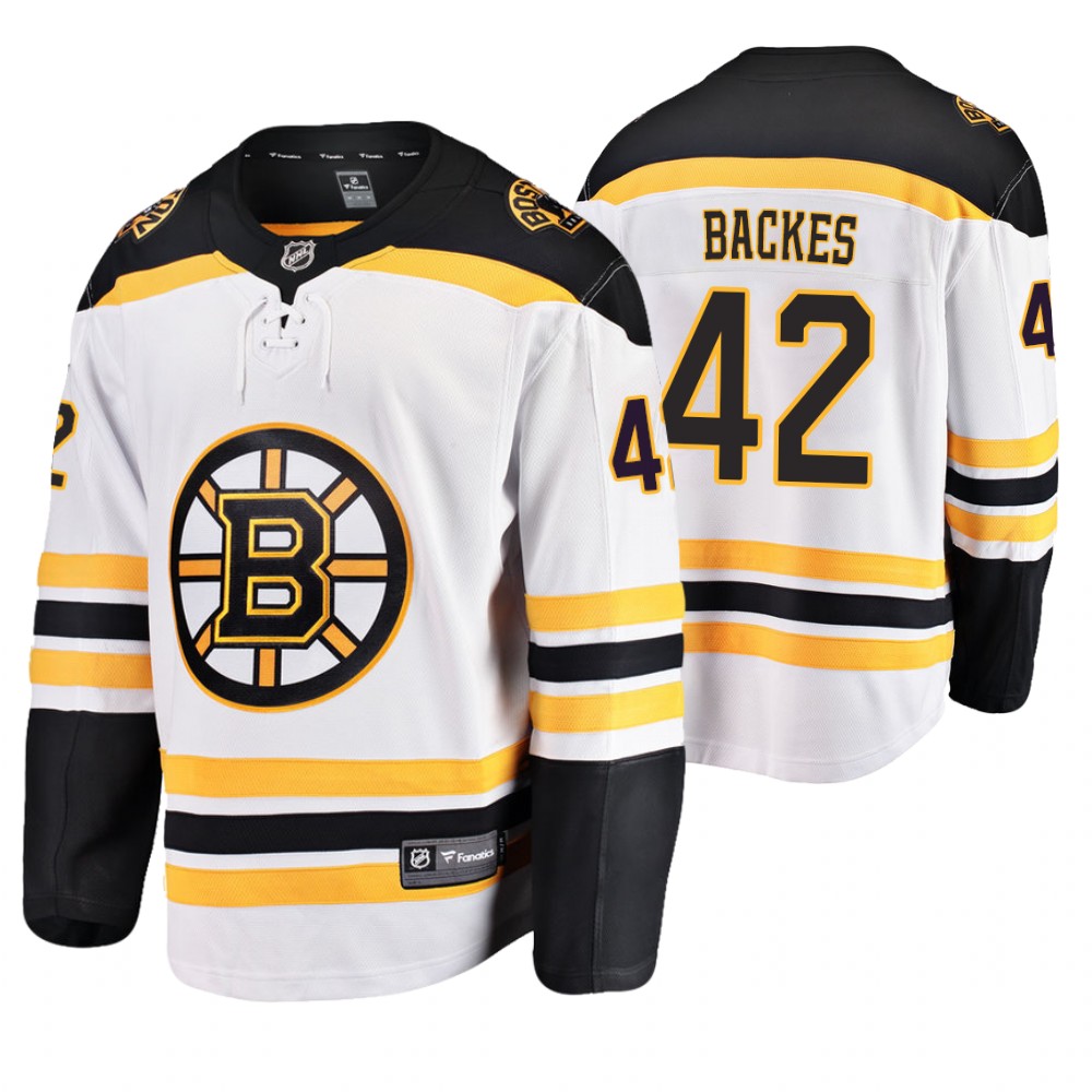 Men's Bruins David Backes 2019 Stanley Cup Playoffs Game 6 Jersey Stitched