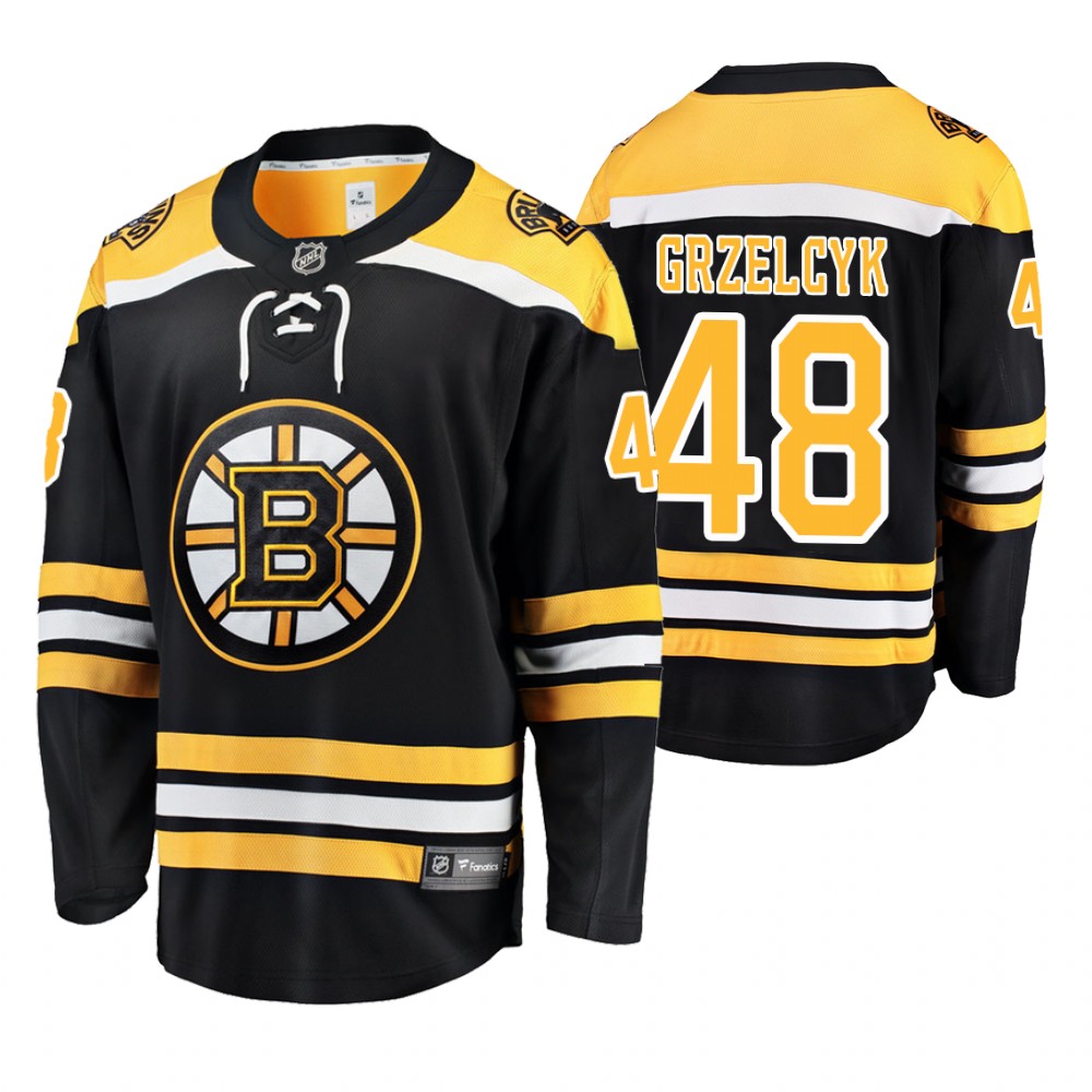 Men's Bruins Matt Grzelcyk 2019 Stanley Cup Playoffs Eastern Conference Final Jersey Stitched